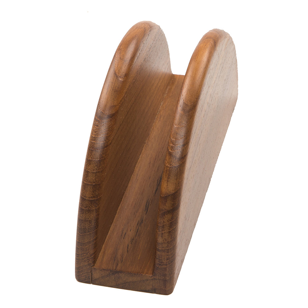 Whitecap Teak Napkin Holder 62433 — Quality Boat Parts