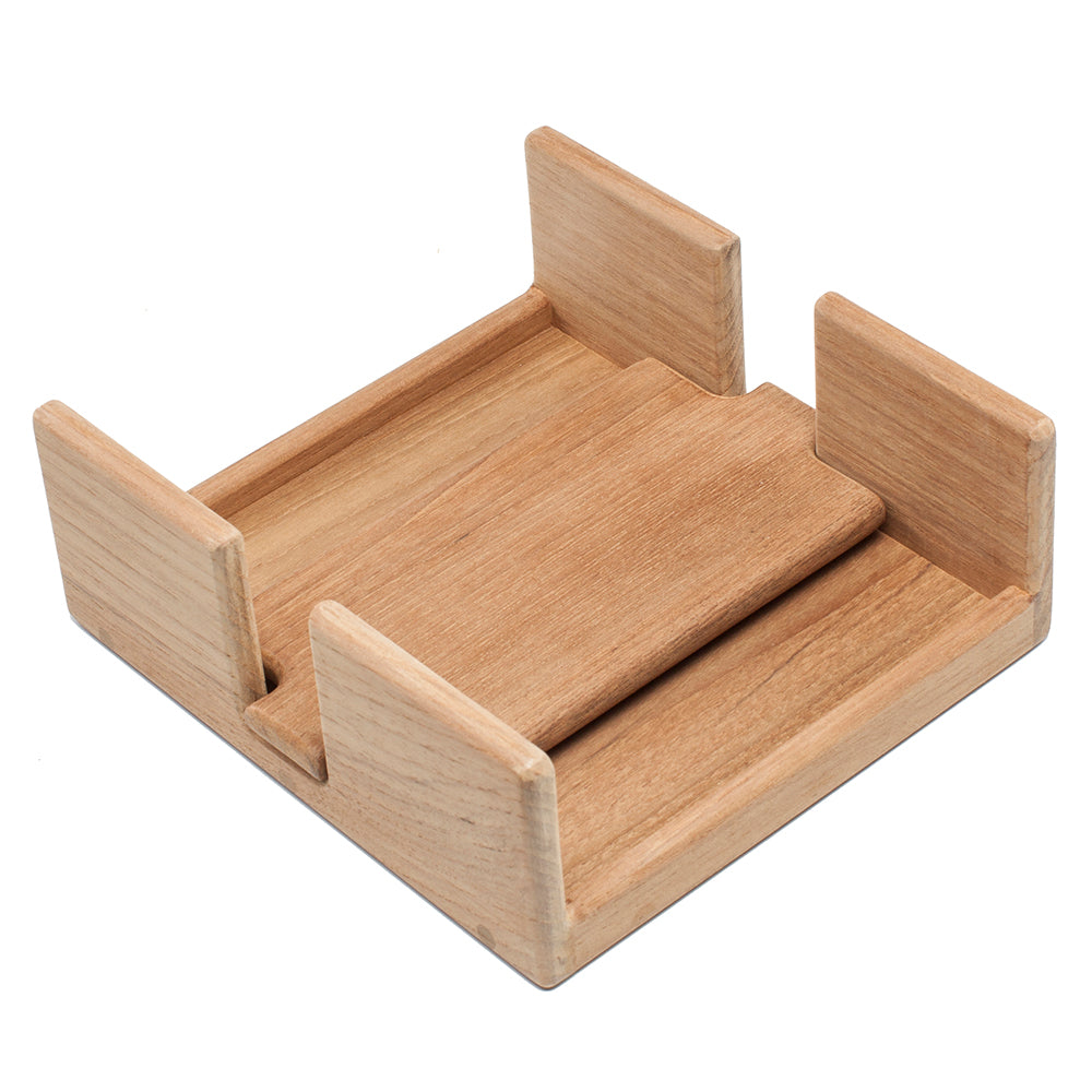 Whitecap Teak Stay-Put Napkin Holder 62434 — Quality Boat Parts