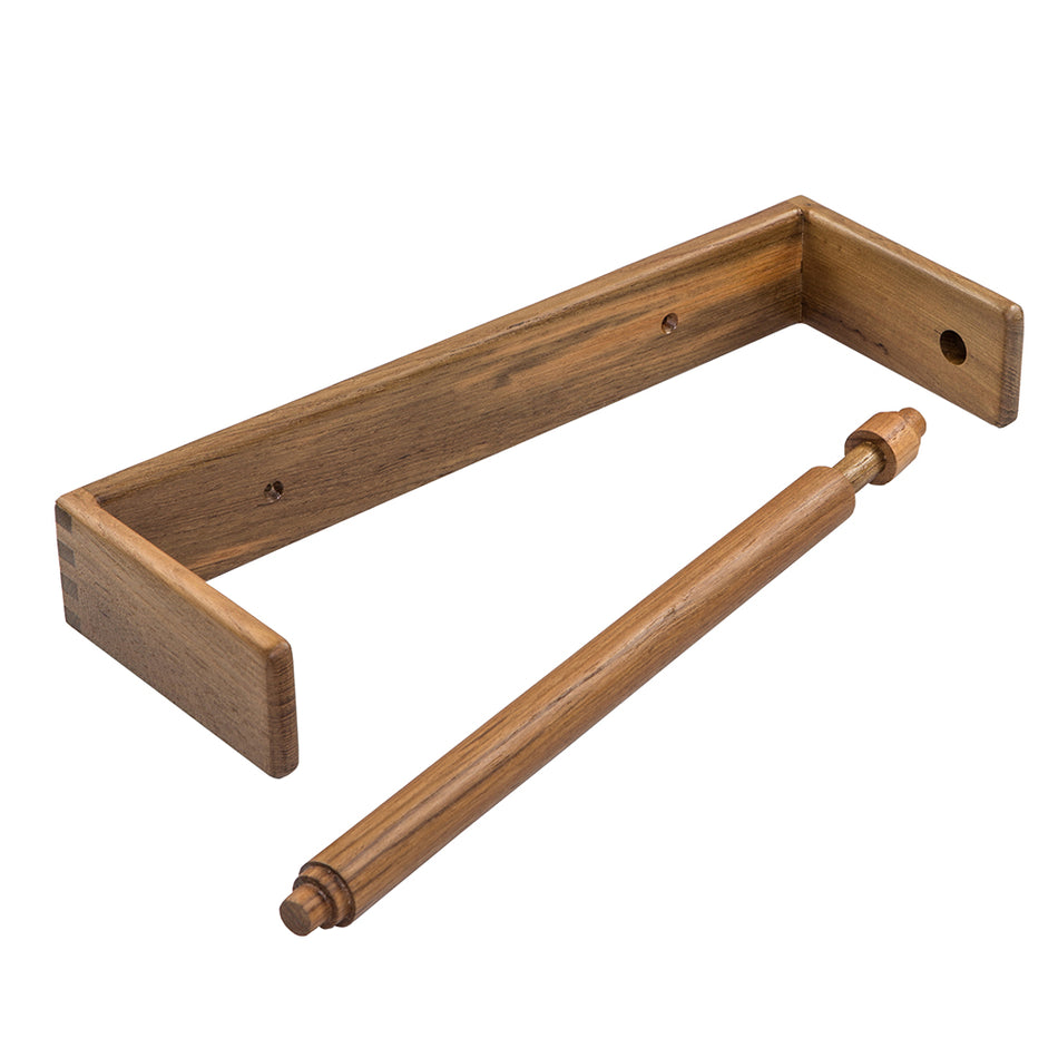 Whitecap Teak Wall-Mount Paper Towel Holder 62442 — Quality Boat Parts