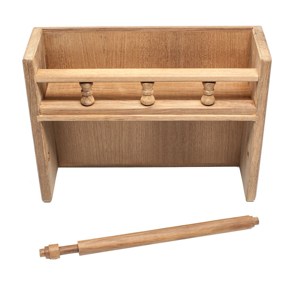 Whitecap Teak Paper Towel Holder w/Spice Rack 62446 — Quality Boat Parts
