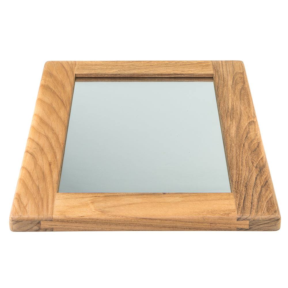 Whitecap Teak Rectangular Mirror 62544 — Quality Boat Parts