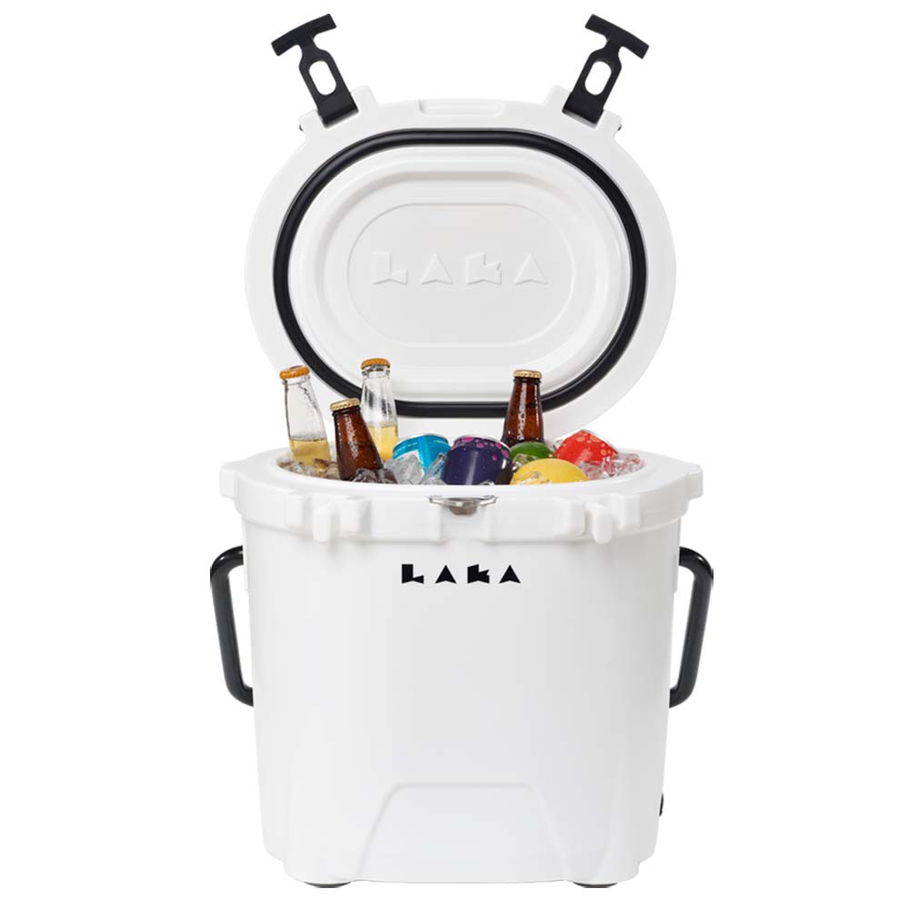 LAKA Coolers 20 Qt Cooler - White 1010 — Quality Boat Parts