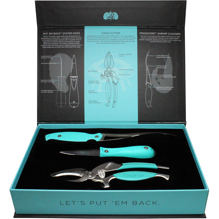 Toadfish Coastal Kitchen Collection - Oyster Knife, Shrimp Cleaner & Crab Cutter 1011 — Quality Boat Parts