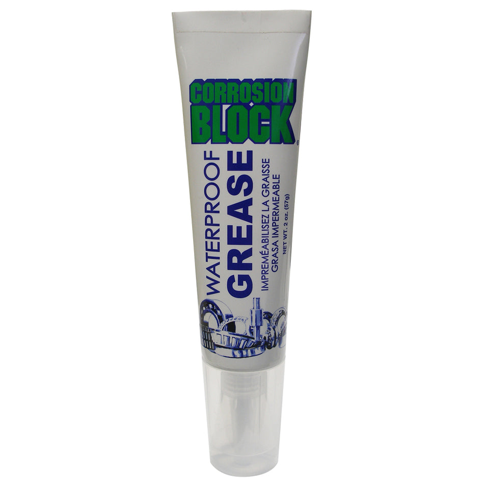 Corrosion Block High Performance Waterproof Grease - 2oz Tube - Non-Hazmat, Non-Flammable & Non-Toxic 25002 — Quality Boat Parts