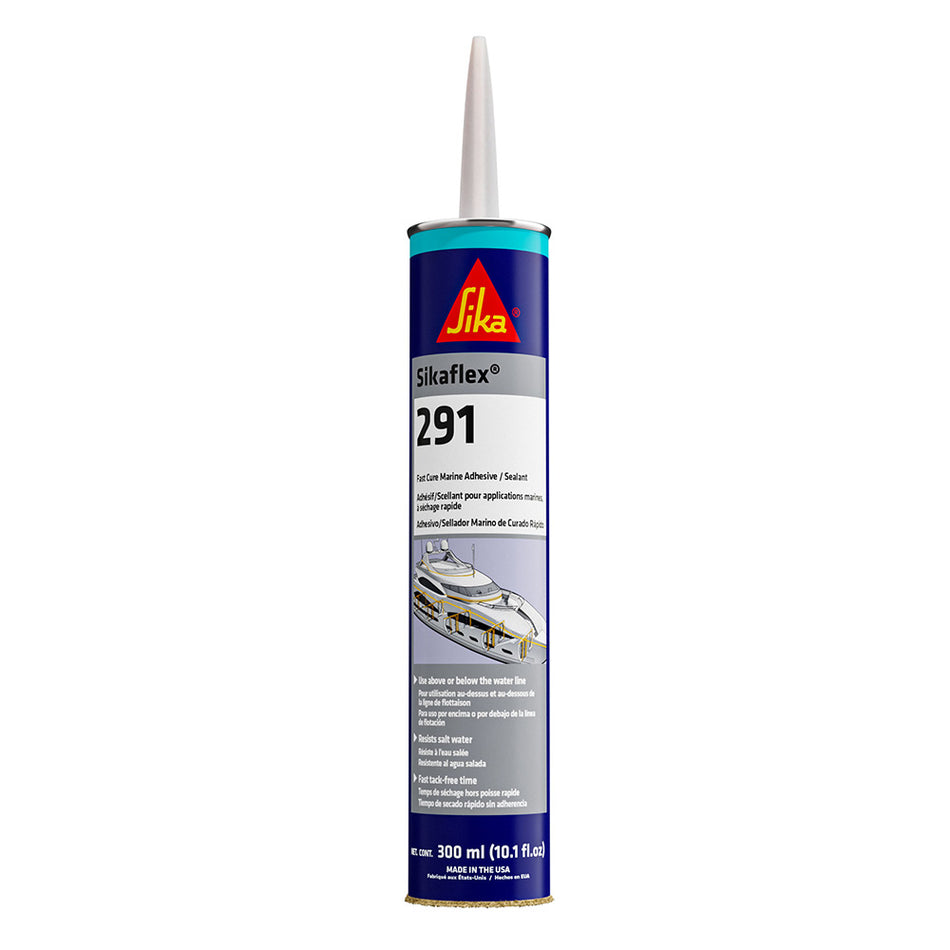 Sika Sikaflex® 291 Fast Cure Adhesive & Sealant 10.3oz (300ml) Cartridge - White 90919 — Quality Boat Parts