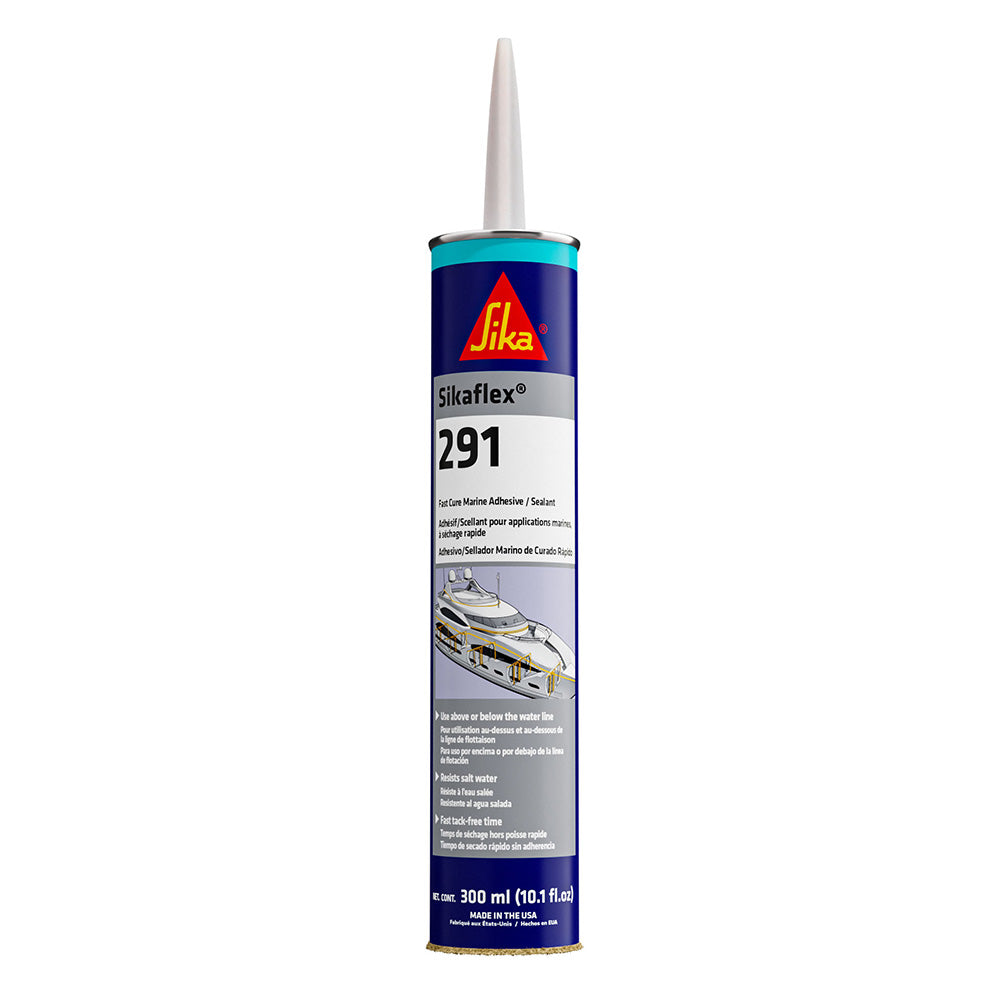 Sika Sikaflex® 291 Fast Cure Adhesive & Sealant 10.3oz (300ml) Cartridge - Black 90923 — Quality Boat Parts