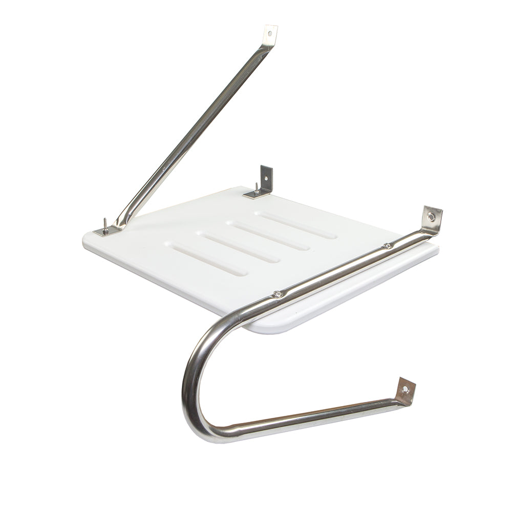 Whitecap White Poly Swim Platform f/Outboard Motors 67900 — Quality Boat Parts