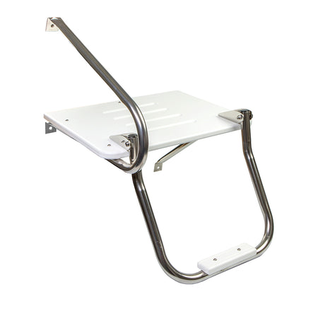 Whitecap White Poly Swim Platform w/Ladder f/Outboard Motors 67902 — Quality Boat Parts