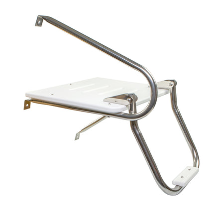 Whitecap White Poly Swim Platform w/Ladder f/Outboard Motors 67902 — Quality Boat Parts