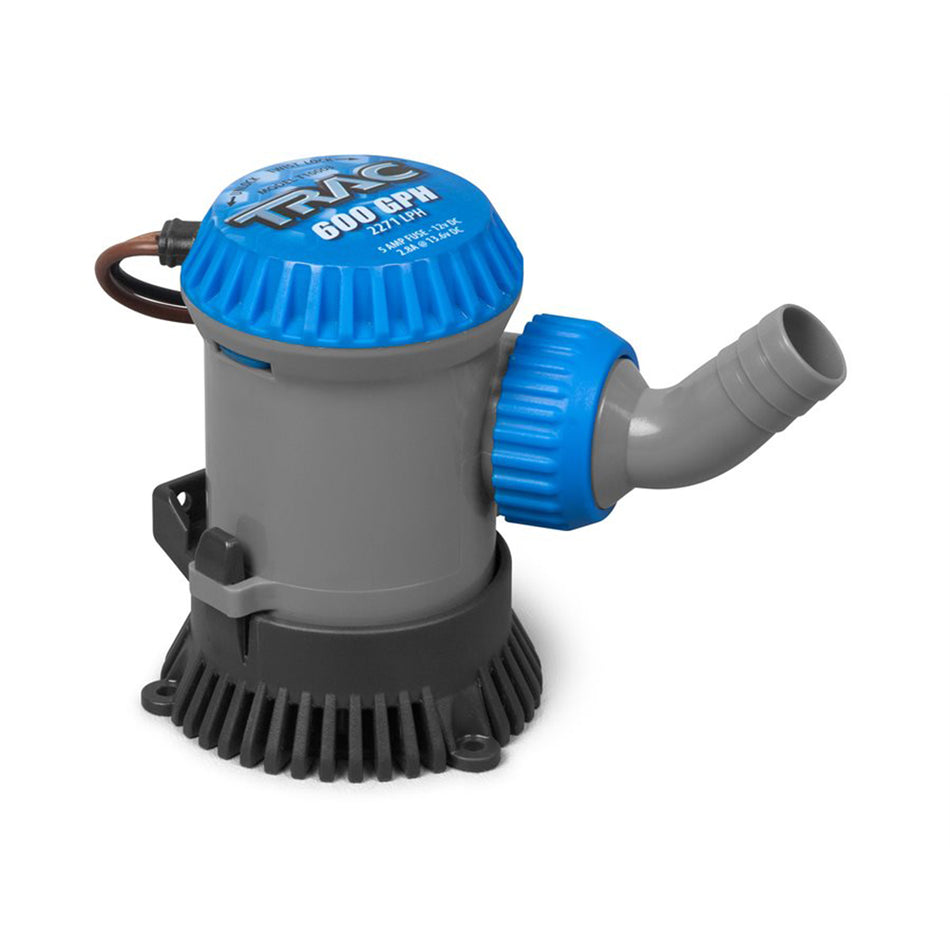 TRAC Outdoors Bilge Pump - 600 GPH - Non-Automatic 69300 — Quality Boat Parts