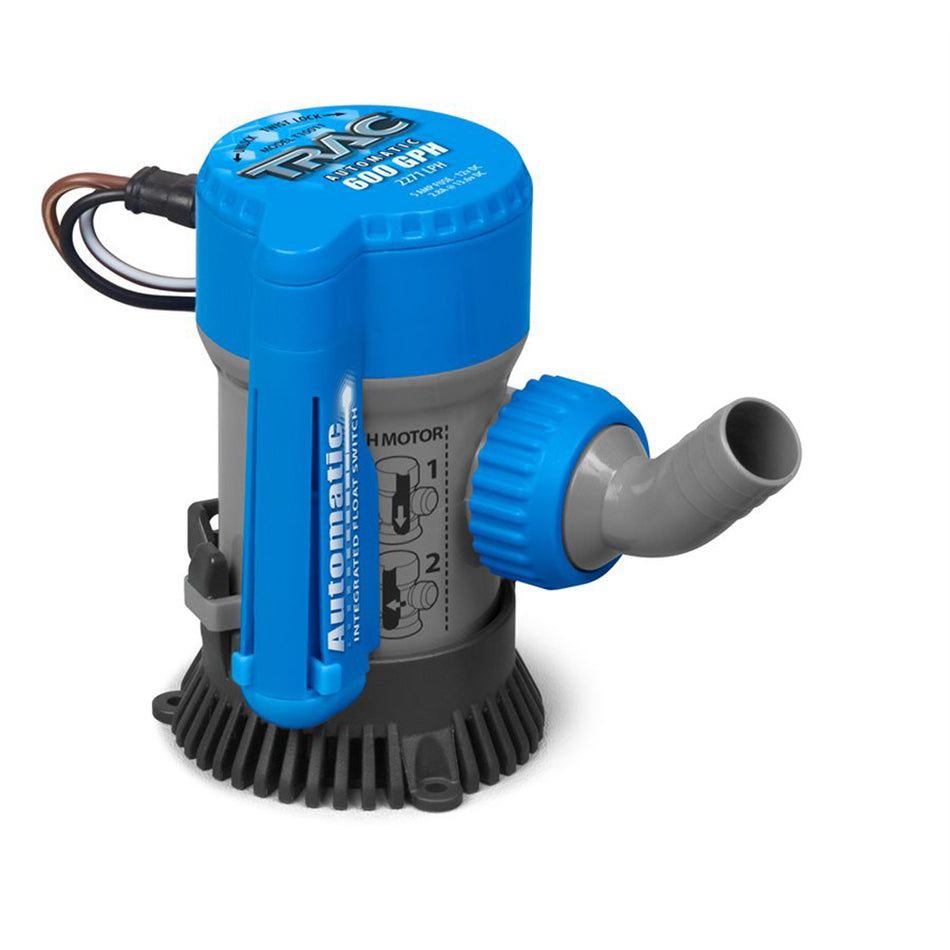 TRAC Outdoor Bilge Pump - 600 GPH - Automatic 69310 — Quality Boat Parts
