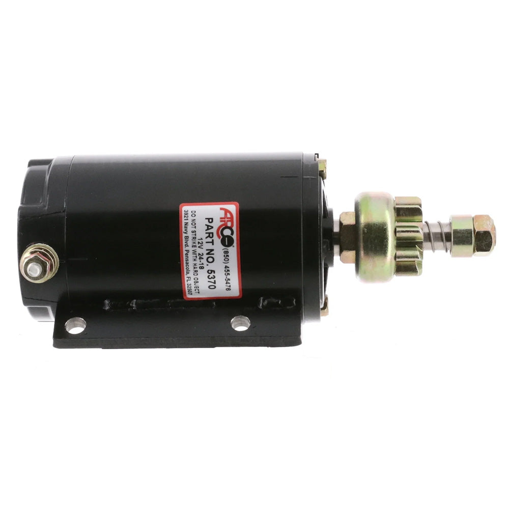 ARCO Marine Johnson/Evinrude Outboard Starter - 9 Tooth (Early Model) 5370 — Quality Boat Parts