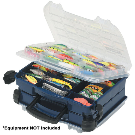 Plano Lockjaw™ Double Satchel - Blue 395210 — Quality Boat Parts
