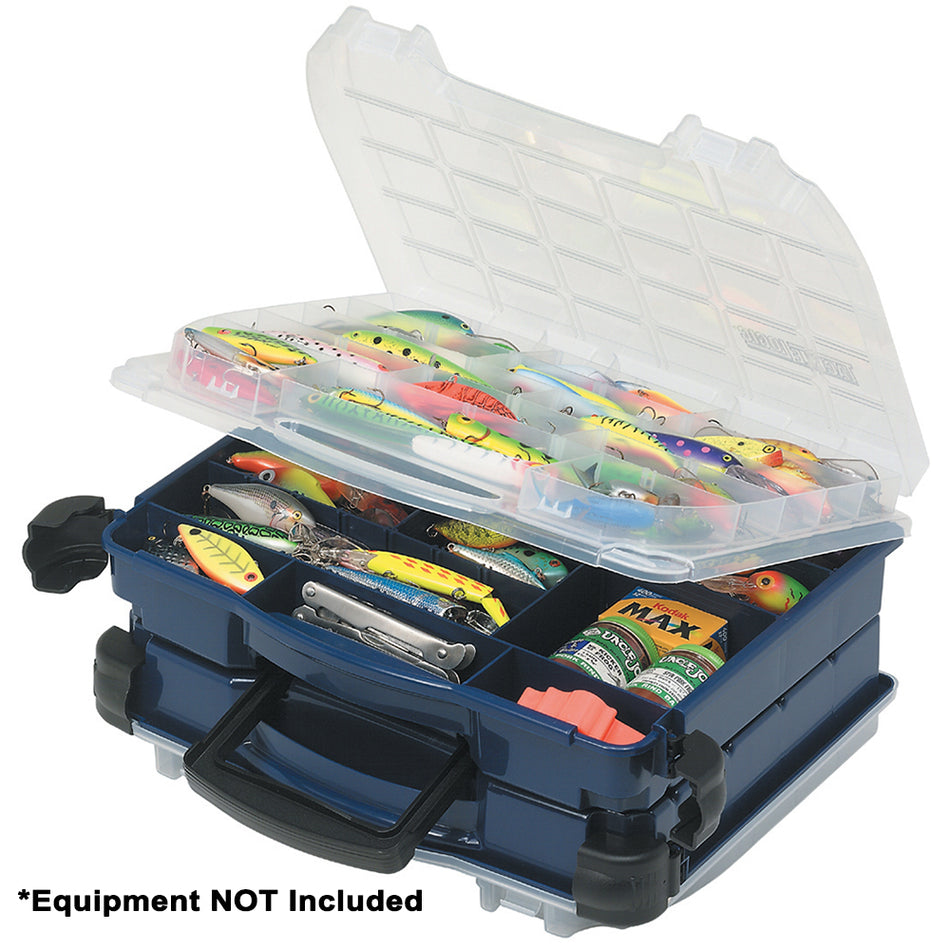 Plano Lockjaw™ Double Satchel - Blue 395210 — Quality Boat Parts
