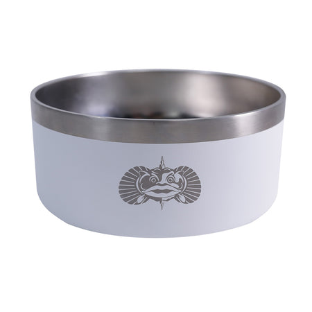 Toadfish Non-Tipping Dog Bowl - White 1052 — Quality Boat Parts