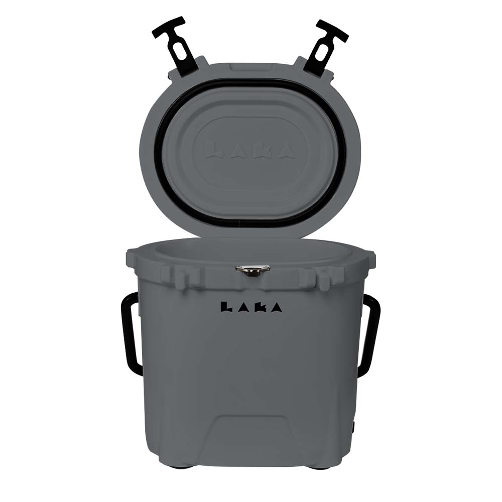 LAKA Coolers 20 Qt Cooler - Grey 1061 — Quality Boat Parts