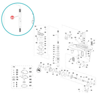 Brp Driveshaft - Brp (355258) — Quality Boat Parts