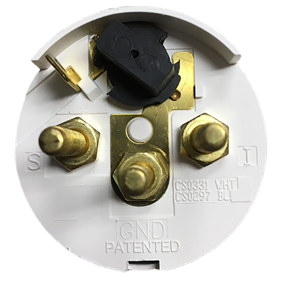 Faria Dress White 2" Cylinder Head Temperature Gauge (60 - 220° F) 13113 — Quality Boat Parts
