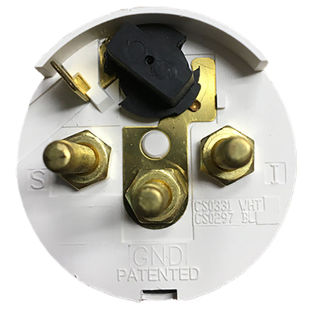 Faria Dress White 2" Cylinder Head Temperature Gauge (60 - 220° F) 13113 — Quality Boat Parts