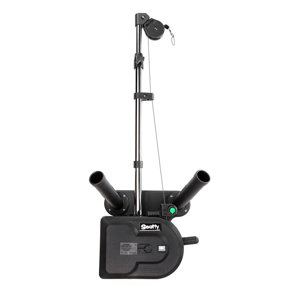Scotty 1116 Propack 60" Telescoping Electric Downrigger w/ Dual Rod Holders and Swivel Base 1116 — Quality Boat Parts