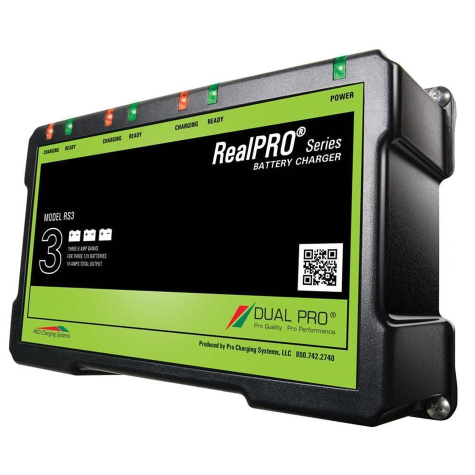 Dual Pro RS3 Battery Charger 3 Bank 18 Amps RS3 — Quality Boat Parts