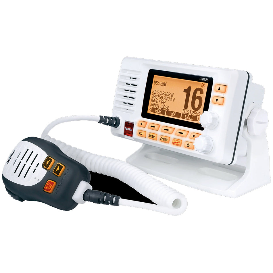 Uniden UM725 White VHF UM725 — Quality Boat Parts