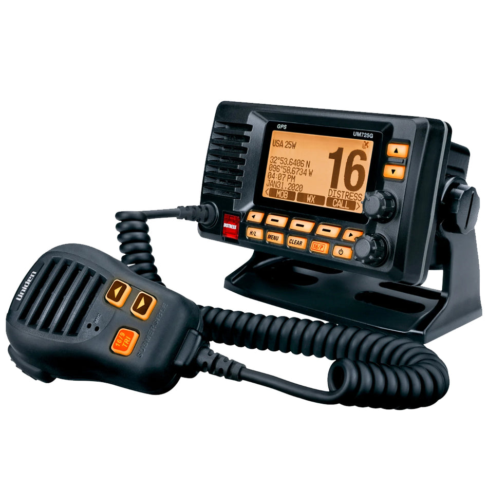 Uniden UM725BK Black VHF UM725BK — Quality Boat Parts