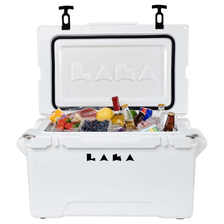 LAKA Coolers 45 Qt Cooler - White 1013 — Quality Boat Parts