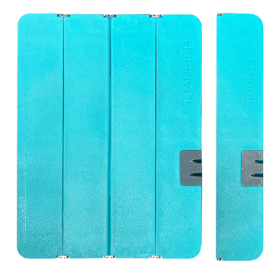 Toadfish Stowaway Folding Cutting Board w/Built-In Knife Sharpener - Teal 1054 — Quality Boat Parts