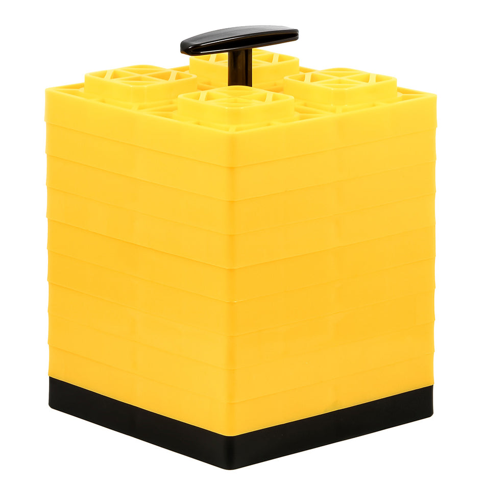 Camco FasTen Leveling Blocks w/T-Handle - 2x2 - Yellow *10-Pack 44512 — Quality Boat Parts