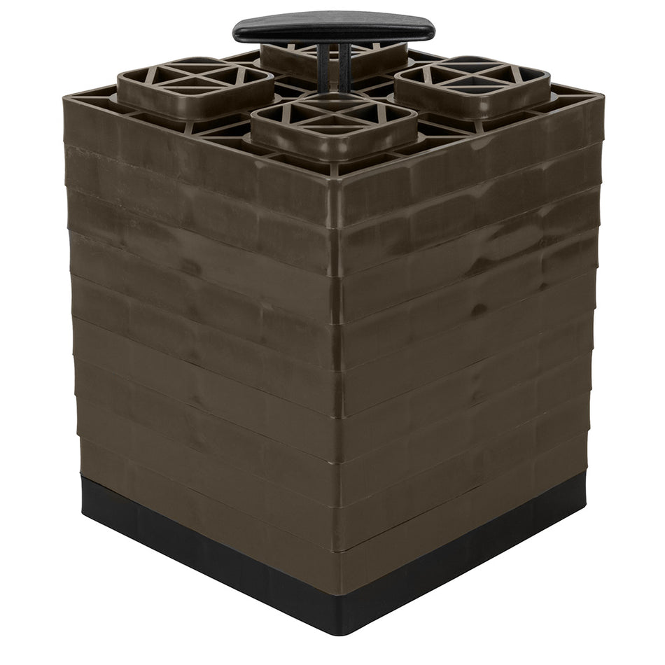 Camco FasTen Leveling Blocks w/T-Handle - 2x2 - Brown *10-Pack 44521 — Quality Boat Parts
