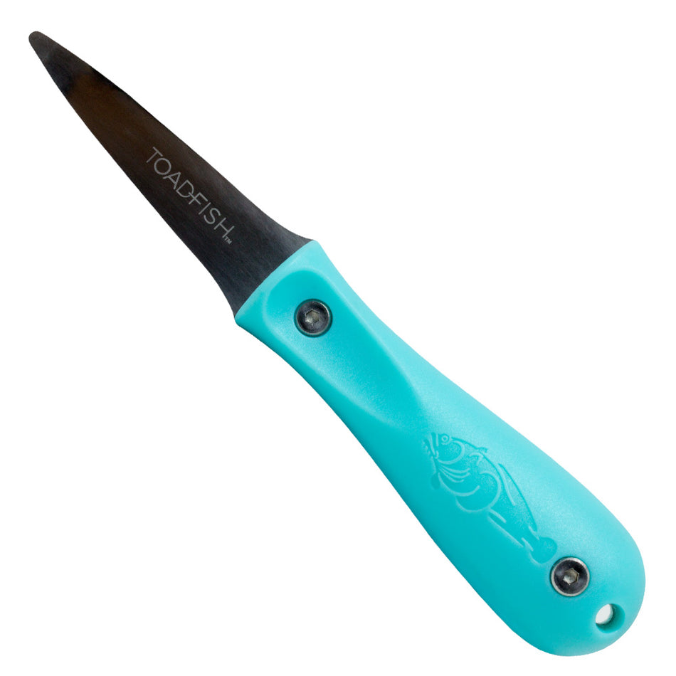 Toadfish Put 'Em Back Oyster Knife - Teal 1001 — Quality Boat Parts
