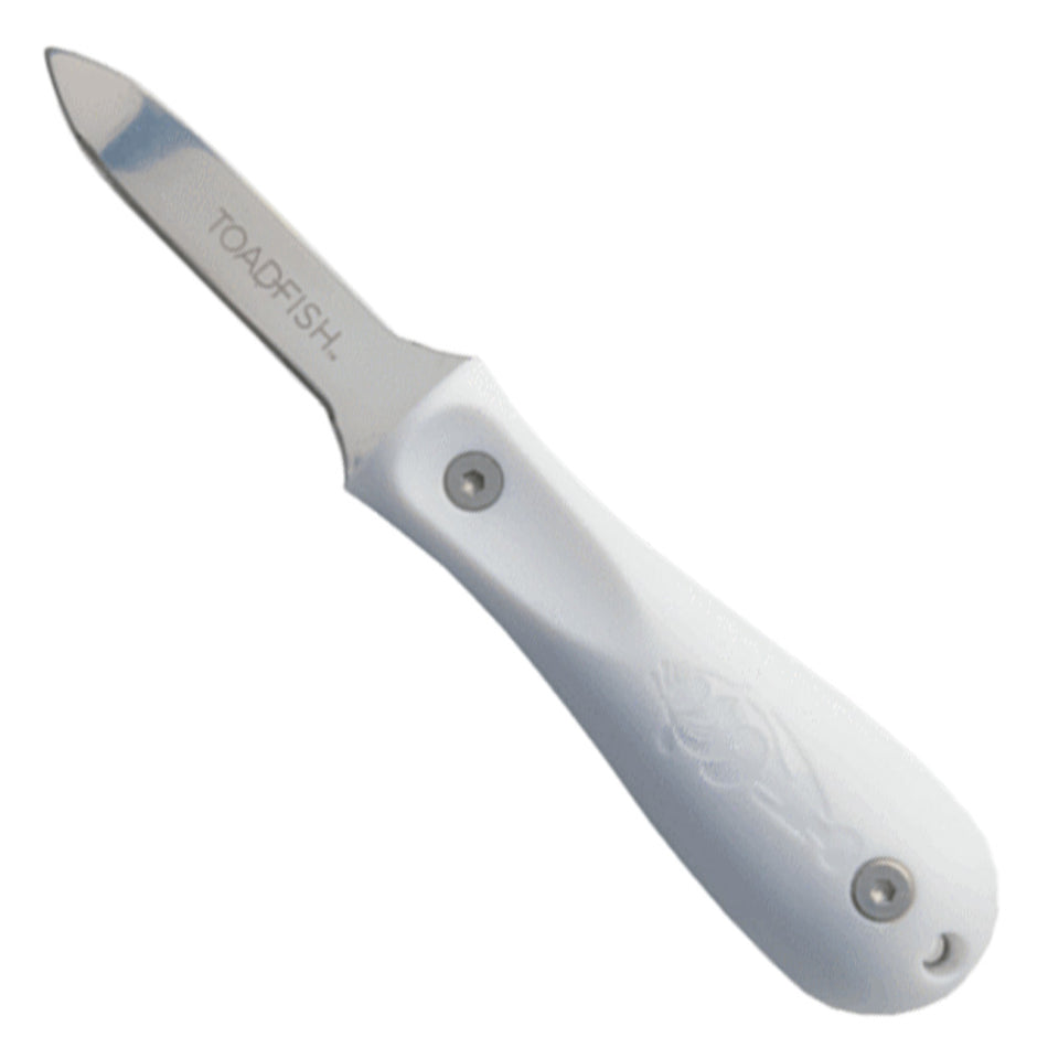 Toadfish Professional Edition Oyster Knife - White 1005 — Quality Boat Parts