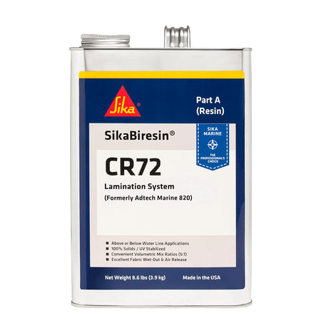 Sika SikaBiresin® CR72 - Pale Amber - 1 Gallon 607393 — Quality Boat Parts