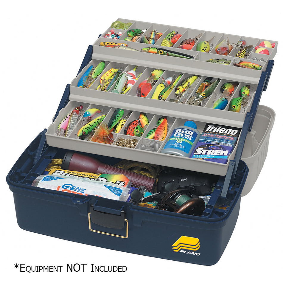 Plano Three-Tray Fixed Compartment Tackle Box - XL 613306 — Quality Boat Parts