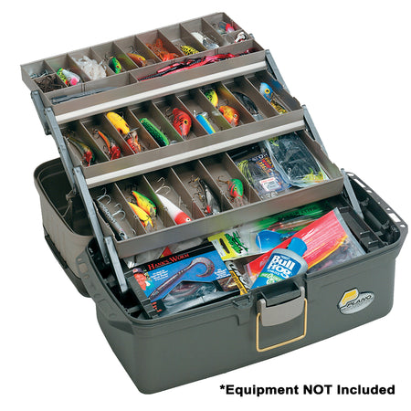 Plano Guide Series™ Tray Tackle Box - Graphite/Sandstone 613403 — Quality Boat Parts