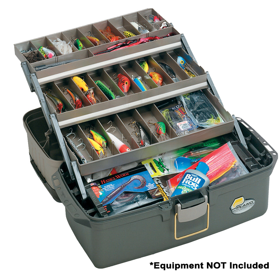 Plano Guide Series™ Tray Tackle Box - Graphite/Sandstone 613403 — Quality Boat Parts