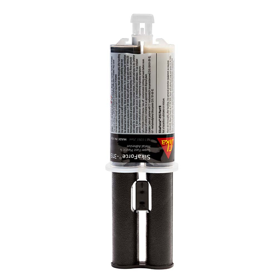 Sika SikaForce®-315 Black 25ml Cartridge 613773 — Quality Boat Parts