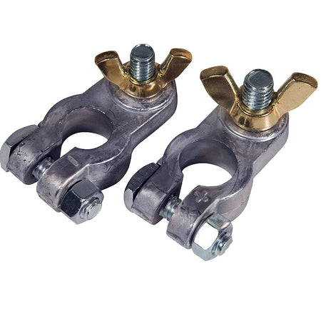 Ancor Lead Battery Terminal - 5/16" & 3/8" Stud - Positive & Negative Combo 260325 — Quality Boat Parts
