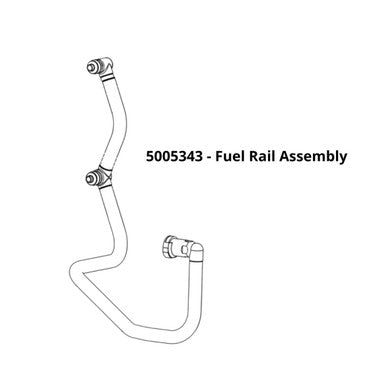Brp Rail Assembly, Fuel - Brp (5005343) — Quality Boat Parts