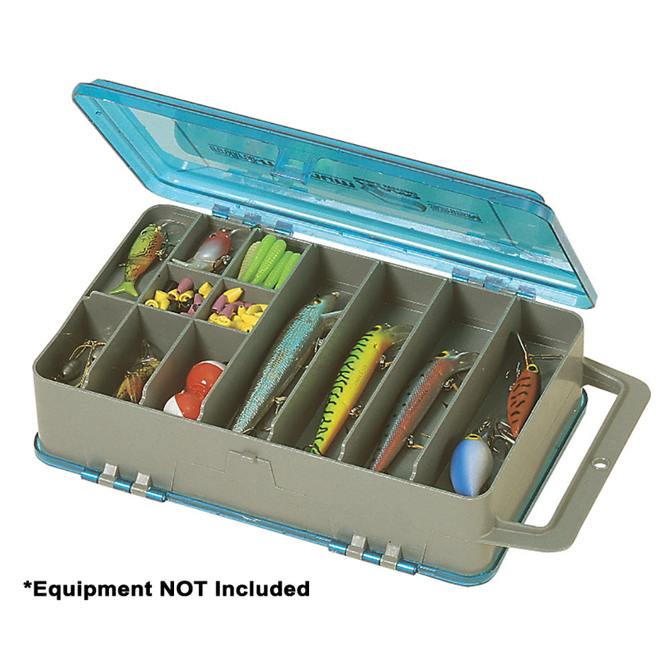 Plano Double-Sided Tackle Organizer Medium - Silver/Blue 321508 — Quality Boat Parts