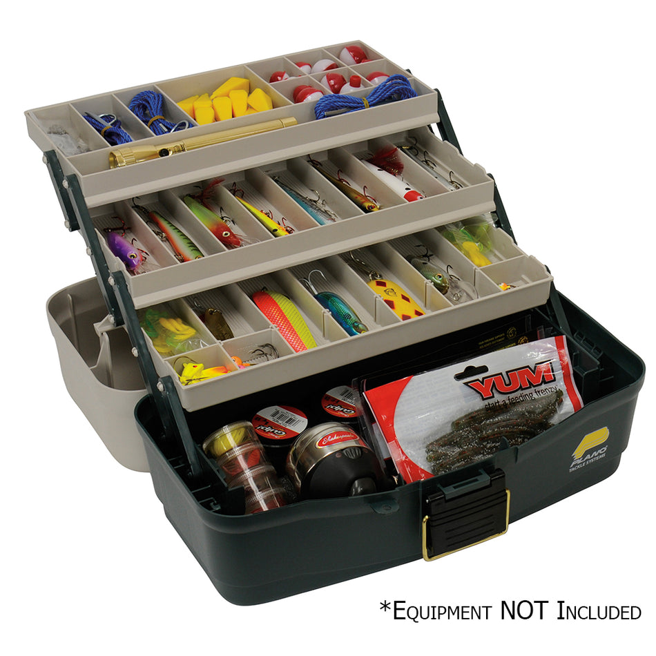 Plano Three-Tray Fixed Compartment Tackle Box 530006 — Quality Boat Parts