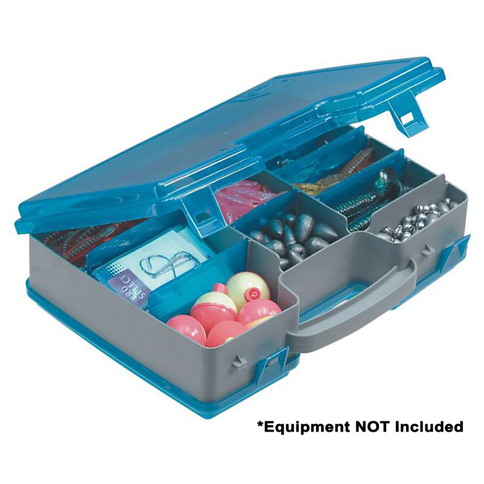 Plano Double-Sided Adjustable Tackle Organizer Large - Silver/Blue 171502 — Quality Boat Parts