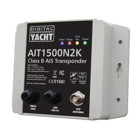 Digital Yacht AIT1500 AIS Class B NMEA 2000 Internal GPS Antenna ZDIGAIT1500N2K — Quality Boat Parts