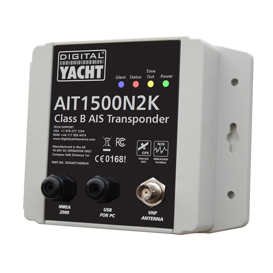 Digital Yacht AIT1500 AIS Class B NMEA 2000 Internal GPS Antenna ZDIGAIT1500N2K — Quality Boat Parts