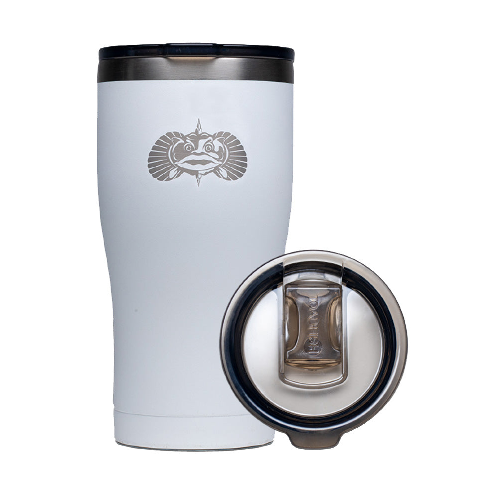Toadfish Non-Tipping 20oz Tumbler - White 1133 — Quality Boat Parts
