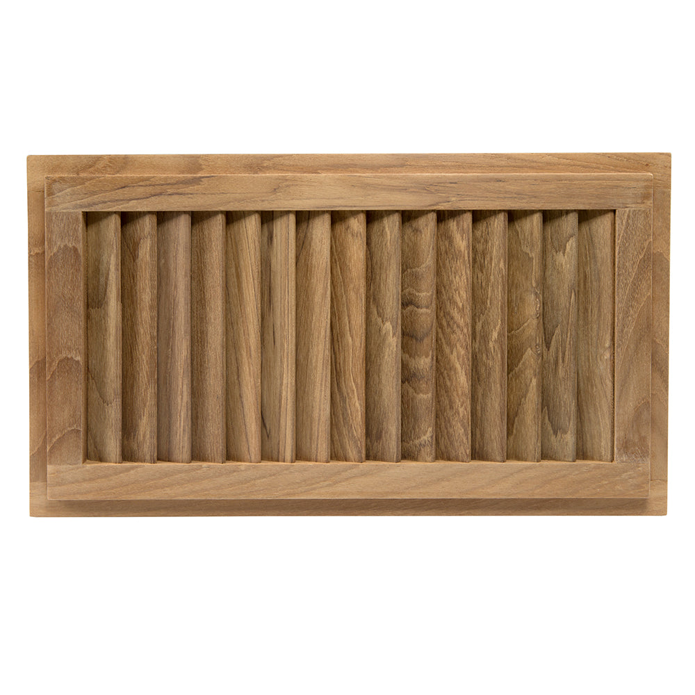 Whitecap Teak Louvered Insert - 16" x 9-1/8" x 3/4" 60710 — Quality Boat Parts