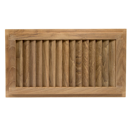Whitecap Teak Louvered Insert - 16" x 9-1/8" x 3/4" 60710 — Quality Boat Parts