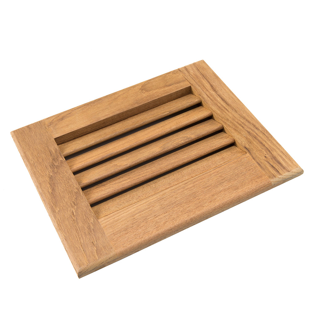 Whitecap Teak Louvered Insert - 7-1/2" x 9-1/8" x 3/4" 60712 — Quality Boat Parts