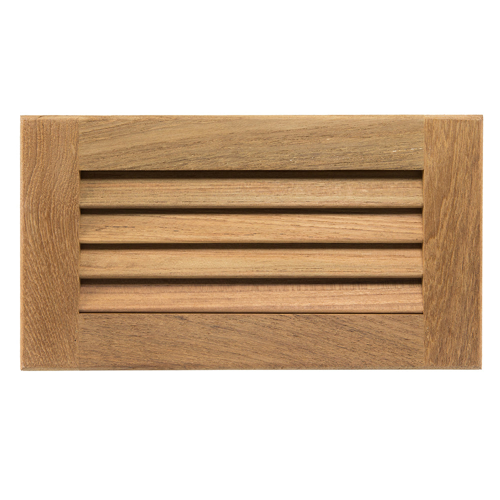 Whitecap Teak Louvered Insert - 6-3/8" x 11-3/16" x 3/4" 60714 — Quality Boat Parts